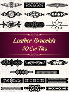 the different types of leather bracelets and how to use them in your design projects