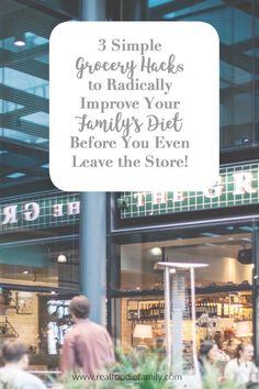 Ever wonder how to eat healthy or how to eat clean? 3 Simple Grocery Hacks to Radically Improve Your Family’s Diet Before You Even Leave the Store! • Real Foodie Family Gluten Free Pop Tarts, Grocery Hacks, Gluten Free Doughnuts, Crunchy Mom, How To Eat Healthy, Mom Group, Simple Meals, Healthy Changes, Real Moms