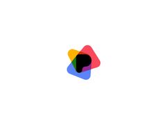 the logo for google's new app, which is designed to look like an abstract shape