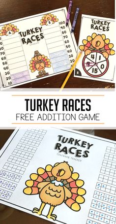 turkey races game with free addition games