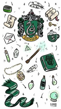 an image of harry potter tattoos on a white background