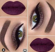 Ideas For Thanksgiving Dinner, Makeup Ideas Step By Step, Winter Make-up, Winter Make Up, Lipstick Pictures, Eyeliner Flick, Beginner Makeup Kit, Classic Eyeliner