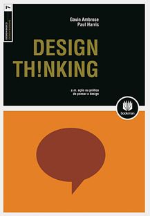 a book cover with the title design thinking