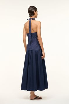 This cross-front halter dress by Staud is perfect event dress. Whether it's a wedding or dinner, the Harrington Dress is perfect for any summer occasion. Formal Sleeveless Maxi Dress With Crisscross Straps, Formal Maxi Dress With Crisscross Straps, Fitted Bridesmaid Dress With Crisscross Straps, Chic Evening Dress For Wedding Guest With Ruched Bodice, Elegant Evening Maxi Dress With Crisscross Straps, Elegant Maxi Dress With Crisscross Straps For Spring, Chic Tie Back Maxi Dress For Wedding Guest, Chic Maxi Dress With Ruched Bodice For Wedding Guest, Cocktail Dress With Ruched Bodice And Halter Neck