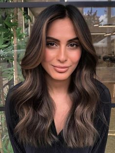 Caramel Money Piece, Soft Caramel Highlights, Money Piece Highlights, Money Piece Hair, Brown Hair Inspiration, Rambut Brunette, Trend Ideas, Piece Highlights