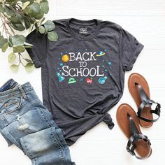 First Day of School Shirt, Back to School Shirt, Teacher Shirt, Teacher Life Shirt, School Shirts, 1st Day of School Shirt, Team Teacher Tee, Hello Preschool 1st 2nd 3rd 4th 5th Grade Shirt, First Day Of School Shirt, Announcement First Grade Tee. HI! Welcome to my store, I'm delighted to see you here. My store's main goal is to provide you with premium everyday apparel with the best graphic t-shirts. I see you as a friend, not just a customer. I'm sure you'll love my designs. You can order the Back To School Everyday Crew Neck T-shirt, Casual Tops With Funny Print, Back To School Graphic Tee Shirt With Text Print, Back To School Graphic Tee With Text Print, Back To School Cotton T-shirt, Back To School Letter Print Tops, Casual Back To School Shirt With Text Print, Casual School Shirt With Funny Text, Casual Shirt With Text Print For Back To School