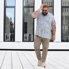 Men Plus Size Outfits Casual, Big Mens Summer Fashion, Plus Size Men Outfits Summer, Plus Size Men Outfits Mens Fashion, Outfits For Fat Men, Big Guy Outfits, Men Plus Size Fashion, Men Outfits Plus Size