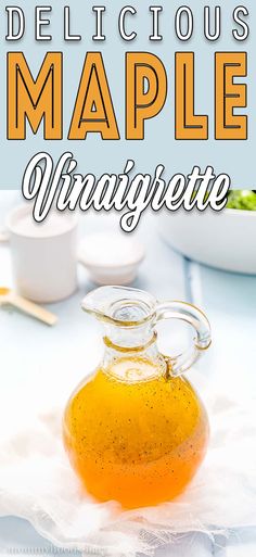 a glass bottle filled with liquid sitting on top of a table