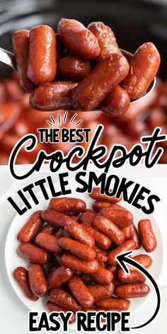 the best crockpot little smokies recipe is easy to make and so delicious