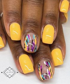 Nail Colors Summer, Nail Inspo Summer, Nail 2022, Spirit Fingers, Abstract Nails, 2023 Nails, Nail Place, Gel Paint, Gel Overlay