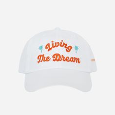 Our new Living the Dream Dad Hat is available in three colors—caribbean blue, coffee, and white—perfect for adding a pop of color to your adventures. Featuring an adjustable leather strap, which ensures a comfortable and secure fit for all head sizes. Product Details Unisex One Size Fits All Adjustable Strap Made with Love White Adjustable Baseball Cap For Travel, Adjustable White Baseball Cap For Travel, White Baseball Cap For Travel, White Travel Cap, White Summer Baseball Cap For Travel, White Baseball Cap For Summer Travel, White Summer Travel Baseball Cap, Summer Travel White Baseball Cap, Adjustable Travel Hat With Curved Visor