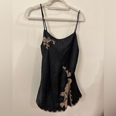 Rare And Discontinued 2003 Victoria’s Secret Black And Bronze Satin Slip Dress With Lace Trim And Tie Up Back. Never Worn Before. Great For Going Out Or As Lingerie. Tags: Y2k, Coquette, Balletcore, Silk, Satin Size: Small Vintage Victoria Secret Slip Dress, Victoria Secret Slip Dress Outfit, Brazil Festival, Black Silk Robe, Victoria Secret Slip Dress, Spring Mini Dresses, Slip Dress With Lace, Slip Dress Outfit, Y2k Coquette