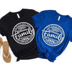 This matching personalized family tree shirt is the perfect shirt for your family reunion! Our family name graphic tee is great for matching reunion or vacation shirts. AT CHECKOUT: (1) Shirt Size (2) Shirt Color (PICTURED:  Black and Royal Blue) This listing is for a shirt only; any other items pictured are not included.  SHOP POLICIES  ❀ Please LAUNDER inside out on gentle cycle to ensure longevity. Iron inside out. ❀ See the listing photos for the SHIRT SIZING CHARTS and order accordingly. Shirts will be produced in the size the customer selects and this shop is not responsible for replacing/refunding shirts due to customer ordering wrong size. The t-shirts are unisex, so if you prefer a more fitted look for the t-shirt, you may want to size down 1 size. ❀ Our CURRENT PRODUCTION TIME is Family Tree Shirt, Family Reunion Tshirt Design, Reunion Tshirt Design, Family Reunion Shirts Designs, Group Trip, No Family, Travel Tshirt, Family Reunion Shirts, Reunion Shirts