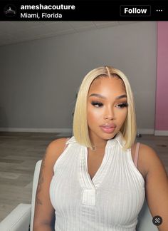 Blonde Bob Hairstyles, Short Sassy Hair, Sassy Hair, Braids With Weave, Short Black Hairstyles, Baddie Hairstyles, Hair Game, Black Girls Hairstyles