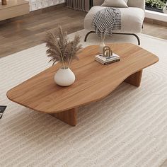 a living room with a couch, chair and coffee table