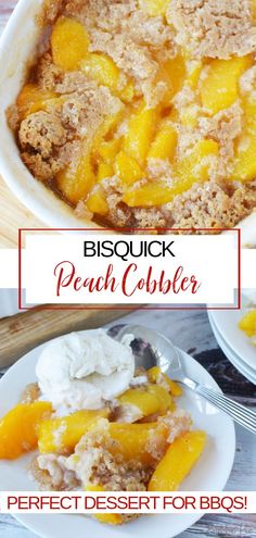 this peach cobbler is perfect dessert for the whole family