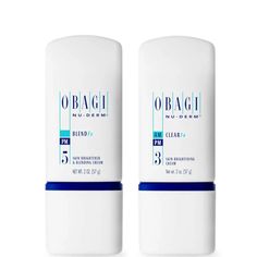 Obagi Medical Nu-Derm® Brightening Duo (Worth $209.00) - Dermstore Natural Skin Lightening, Skin Lightener, Moisturizer For Sensitive Skin, Facial Lotion, Boost Collagen Production, Top Skin Care Products, Brightening Cream, Sodium Lauryl Sulfate, Alpha Hydroxy Acid