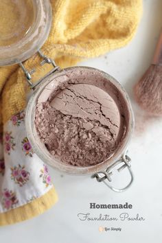 Homemade Foundation Powder Makeup Products Powder, Foundation Ideas, Beauty Products You Need