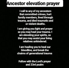 Ancestor Work Witchcraft, Ancestral Magic, Ancestor Affirmations, Ancestor Prayer, Ancestors Prayers, Psychic Development Learning, Archangel Prayers, Personal Prayer