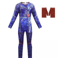 Anilnc Descendants 3 Evie Girls Halloween costume Bump baby and beyond Descendants 3 Evie, Mal Cosplay, Descendants 3 Audrey, Halloween Costume For Kids, Descendants 3, Blue Gloves, Costume For Kids, Blue Wig, Girls Halloween