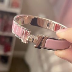 This Is The Hermes Bracelet In Rose Delirium. I Have Only Worn This Bracelet Twice And It Is In Very New Condition. Pink Hermes Bracelet, Pink Hermes, Pandora Bracelet Charms Ideas, H Bracelet, Hermes Bracelet, Hermes Jewelry, Bracelet Charms, Pandora Bracelet Charms, Pandora Bracelet