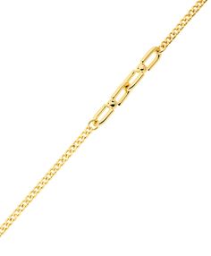 This elegant tank chain is given an elevated twist with statement chunky sections. Meaning 'beautiful', Tuva is the epitome of this 18ct gold plated and nestling perfectly along the collar bone. It is strong yet subtle, delicate yet determined. A true statement piece in any collection. Material: 18ct Gold plating on Brass Dimensions: Chain length: 48cm extendable to 51cm Formal Necklaces With Curb Chain And Rectangular Links, Gold-plated Cable Chain Bracelet, Gold Plated Cable Chain Bracelet, Curb Chain Link Necklace, Gold Link Chain Bracelet With Cable Design, Formal Gold-plated Cable Chain Bracelet, Yellow Gold Metal Chain Link Necklace, Gold Plated Cable Chain Bracelet For Formal Occasions, Yellow Gold Chain Link Necklace