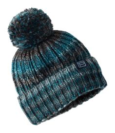 This chunky knit pom hat features rich colors and a cozy oversized fit. Made from recycled polyester and acrylic yarns. Handwash and dry flat, or dry clean. A warm, cozy choice for casual winter adventures. Imported. | Women's Pistil Birdie Pom Hat, Synthetic Women's Headwear, Winter Hats Beanie, Winter Adventure, Pom Pom Hat, Rich Colors, Winter Casual, Birdy, L L Bean, Chunky Knit