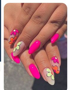 Nail Art Designs Valentines, Nail Art Designs Valentines Day, Nail Designs For Beginners, Easy Nail Designs, Summer Nails Ideas, Pride Nails, Quartz Nails, Summer Nail Colors, Easy Nail Art Designs