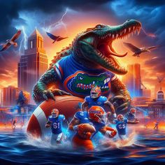 a poster for the florida gators football team