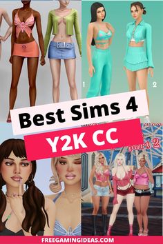 the best sims for v2k cc are in this image and there is no description