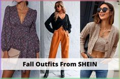 Want to know what fall outfits from SHEIN to buy this year? Check this post for our picks from SHEIN to get a stylish look on a budget! Shein Professional Outfits, Fall Outfits From Shein, Shein Reviews, Shein Affiliate, Outfits From Shein, Shein Codes, Shein Fits, Shein Finds