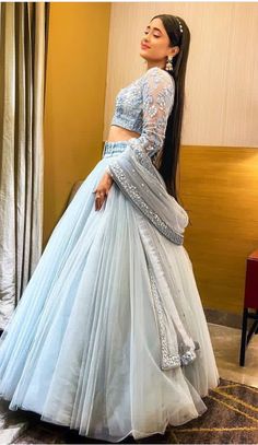 Haldi Outfits, Trendy Outfits Indian, Lehenga Designs Simple, Shivangi Joshi, Indian Dresses Traditional, Indian Bridal Fashion, Haircut Hairstyle, Designer Dresses Casual, Stylish Party Dresses