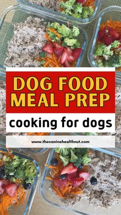 Dog Food Meal Prep 101 - Puppy Meal Prep, Dog Meal Prep, Dog Food Meal Prep, Food Meal Prep, Dog Raw Diet, Human Grade Dog Food, Food For Chickens