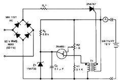 an electronic circuit diagram showing the current voltages and power source for this device, it is