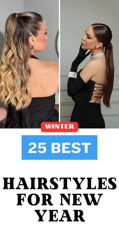 Find the perfect hairstyles for new year with these party-ready ideas! Whether you’re looking for something cute, curly, or easy to manage, there are styles here for everyone. From eve parties to an eve night out, these hairstyles work for both short hair and curly hair. Whether you choose braided options or sleek party ideas, you’ll look fabulous at your new year celebration! Short And Curly Hair, Hairstyles Work, New Year Eve Party, Easy Braided Hairstyles