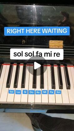 there is a piano that has words on it