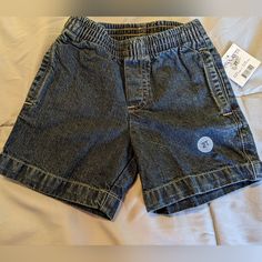 Nwt Sprockets Toddler Jean Denim Shorts With Pockets, Size 2t Elastic Waist Band Color: Dark Wash Smoke-Free And Pet-Free Home Casual Medium Wash Jeans For Playtime, Casual Jeans With Pockets For Playtime, Casual Summer Jeans For Playtime, Casual Playtime Shorts, Boys Basketball Shorts, Girls Denim Shorts, Toddler Jeans, Baby Girl Shorts, Bloomers Shorts