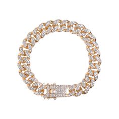 Cuban Link Chain Bracelet Gold 13mm- Length: 8'',9'',10'' Link Chain Bracelet, Gold Bracelet Chain, Cuban Link Chain, Cuban Link, Bracelet Gold, Link Chain, Chain Bracelet, 9 And 10, Gold Bracelet