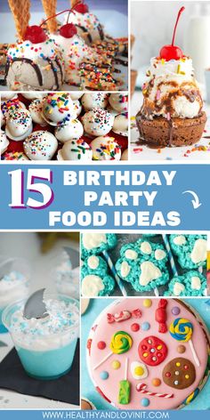 birthday party food ideas for kids and adults