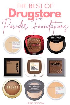 Best Powder Foundation For Oily Skin, Best Drugstore Powder Foundation, Powder Foundation For Dry Skin, Best Drugstore Pressed Powder, Powder Foundation For Oily Skin, Best Pressed Powder, Powders For Oily Skin, Drugstore Powder Foundation, Best Drugstore Powder