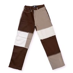 Ultra High-Rise Brown Patchwork Dad Jeans Designed In An Ultra-Comfortable, Loose Fit That's Relaxed From Hip To Ankle, These Dad Jeans Feature Vintage Stretch Denim With Patchwork Detailing. Ultra High-Rise Waist. Imported. Body:99% Cotton, 1% Elastane Measurements: -Waist 13” -Rise 12” -Inseam 30” -Length 40” Trendy Fitted Cream Jeans, Fall Cream Denim Bottoms, Brown Relaxed Fit Trendy Jeans, Trendy Brown Relaxed Fit Jeans, Spring Brown Cotton Jeans, High Waist Cream Denim Bottoms, Cream High-rise Denim Bottoms, High Rise Cream Denim Pants, Cream High Rise Denim Pants