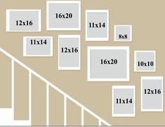 the stairs are labeled with numbers and measurements for each stair case, which includes 11x10