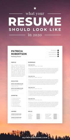 a resume template with the words, what your resume should look like in 2052