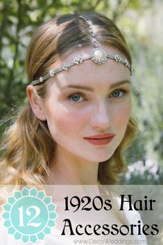 1920s Headpiece Vintage, 1920s Headpiece Diy, Diy Hair Pieces, Headpiece Art, Art Deco Headpiece, 1920s Headpiece, Shoe Ornaments, 1920s Hair