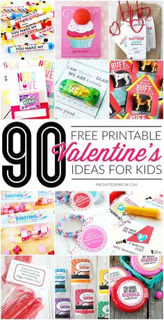 the top ten free printable valentine's ideas for kids