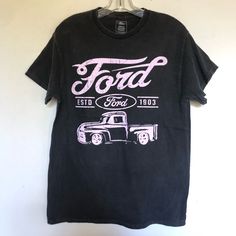 Ford Truck Logo T Shirt 100% Cotton T-Shirt Featuring A Ford Truck Graphic. Soft Cotton Cut In A Relaxed Fit With Short Sleeves Crew Neck. Unisex Perfect For Men Or Women - 100% Cotton, - Brand New - Black - Small - Chest: 20” - Length 28” New - Ford T Shirt Ford Truck Logo T Shirt Ford Shirt, 2024 Clothes, Truck Logo, Mustang T Shirts, Branding Inspo, Truck Shirts, Fits With Shorts, Logo T, Graphic Apparel