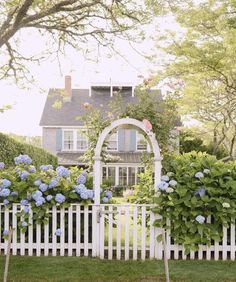 Hydrangea Gardens Enchanted Home, Garden Gates, Cottage Homes