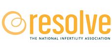 the national inferity association logo is orange and white with an oval on it