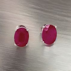 Oval Shape Ruby Stud Earrings set in 14k Yellow Gold 4.03 TCW Certified $3,590 211163 This is a Unique Custom Made Glamorous Piece of Jewelry! Nothing says, “I Love you” more than Diamonds and Pearls! These Ruby earrings have been Certified, Inspected, and Appraised by Gemological Appraisal Laboratory Gemological Appraisal Laboratory of America is a proud member of:- GIA Alumni Association- National Association of Jewelry Appraisers- International Consortium Gem-Testing Laboratories- Gemological Luxury Oval Gemstone Earrings, Luxury Oval Cabochon Earrings For Anniversary, Luxury Oval Ruby Earrings, Luxury Oval Gia Certified Earrings, Formal Gia Certified Oval Earrings, Oval Gemstone Earrings For Formal Occasions, Luxury Oval Earrings With Polished Finish, Formal Oval Fine Jewelry Earrings, Classic Oval Cabochon Gemstone Earrings