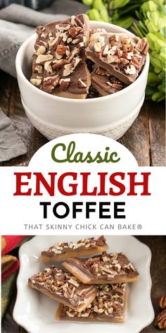 an english toffe recipe with nuts and chocolate